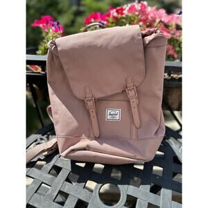Herschel Retreat Mini Backpack Ash Rose Pink Canvas Women’s Bag 9L